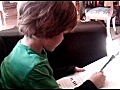 5 year old Gab doing Piano Theory