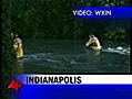 Raw Video: Woman Rescued and Floodwaters