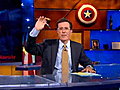 The Colbert Report - Sign Off: Pen Toss