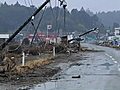 La città fantasma vicino Fukushima