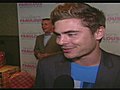 Zac Efron on the Red Carpet at Sharpays Fabulous Adventure