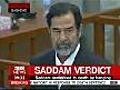Saddam Sentenced to Hang