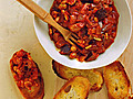 Eggplant Caponata Crostini