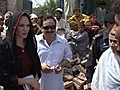 Jolie visits Pakistan’s flood victims