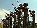 Military funeral in Brisbane