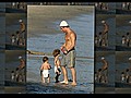 Matthew McConaughey’s kids hit the beach with Dad