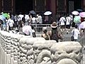 Chinese People Visit Forbidden City Palace,  Beijing Stock Footage