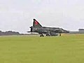 Saab Viggen Landing  Taking Off All In A Minute