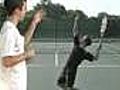 Tennis Lesson: Serve Step 6 - Leg Push