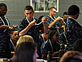 Knot tying at Great Lakes Naval Base