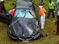 Usain Bolt walks away from car crash