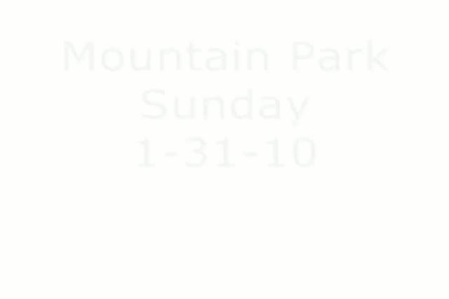 mountain park sunday 1-31-10