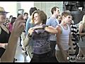 Dancing protest at the Jefferson Memorial