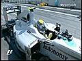 F1 Ungarn 2010 Boxengassenchaos,  Kubica Sutil Kollision, Rosberg verliert Rad SKY