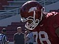 Razorback Lineman Arrested