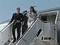 Royal Couple Arrives At LAX