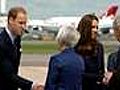 William and Kate leave for Canada