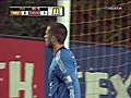 SAVE: Hall parries away Lahoud shot