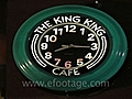 CLOSE-UP ON CAFE CLOCK - HD