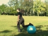 Tonifier cuisses et fessiers : fente sur ballon