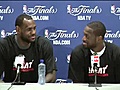 LeBron James and Dwyane Wade joke about things being blown out of proportion