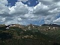 (1015) Mountain Wilderness Summer Rain Storm Time Lapse Stock Footage