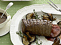 Beef Tenderloin with Mushrooms and Thyme