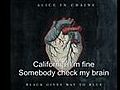 Alice in Chains - Check my Brain letra de la cancion