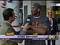 Kobe Bryant Sporting New 4-Ring Shirt