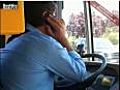 Bus Driver Caught Using Two Cell Phones While Driving