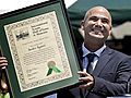 Agassi inducted into Tennis Hall of Fame