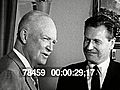 NELSON ROCKEFELLER SWORN IN,  MEETS WITH IKE - HD