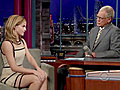 Emma Watson on Late Show with David Letterman