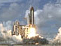 Countdown&#039;s over, space shuttle Discovery launched