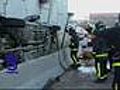 Espectacular accidente en la A-3