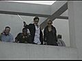 Charlie Sheen waves his machete