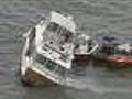 Yacht Runs Aground In Boston Harbor