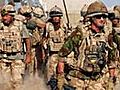 Front-Line Armed Forces Staff Facing Axe