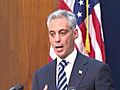 Emanuel grades himself on first 30 days