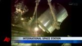 Raw Video: Storage Bin Loaded on Space Shuttle