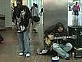 TONY AND ROBBY BUSKING