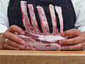 How to Clean a Rack of Lamb with String