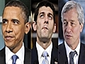 Obama,  Ryan and Dimon