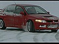 Schweden-Tour im Mitsubishi Evo VIII Im Mitsubishi Evo über die schneebedeckten Straßen Lapplands - da ist Fahr- und Driftspaß garantiert.