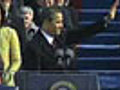 تنصيب براك حسين أوباما رئيسا لأميركا