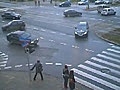 Car wipe pedestrians (almost)