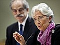 Lagarde plant,  Konjunkturrisiken zu bekämpfen