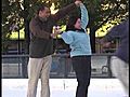 Opening day at ice rink in Millennium Park