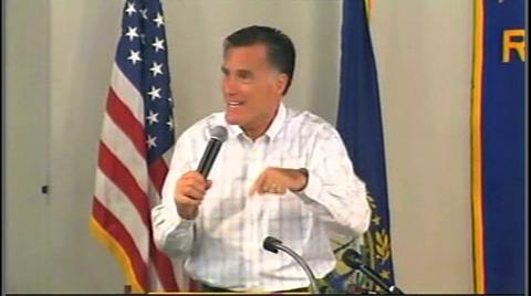 Romney delivers remarks at N.H. Rotary Club