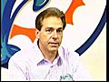 Dolphins Uncut: Nick Saban&#039;s News Conference January 1, 2007